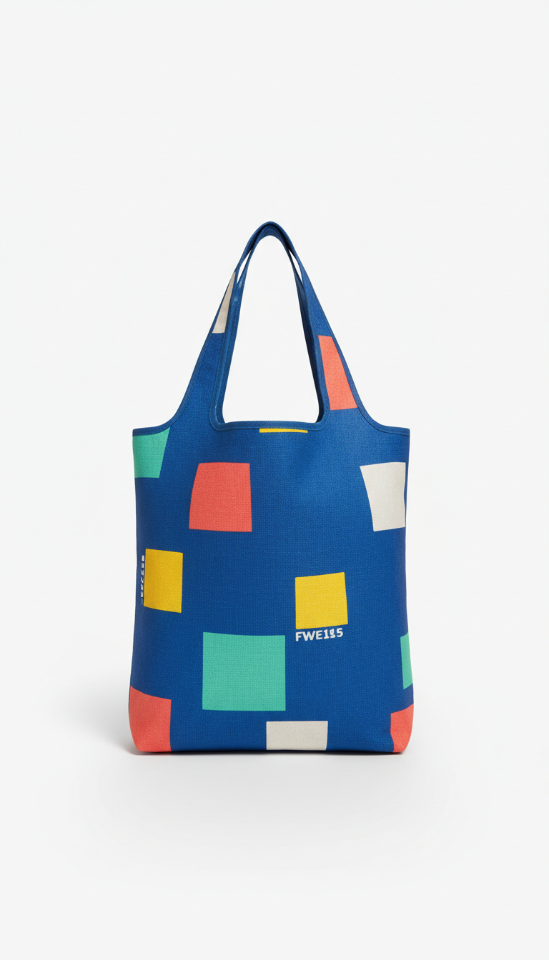 Shopper riutilizzabile Dynamic Blue